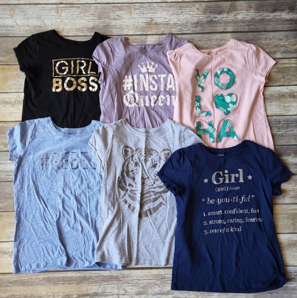 Girls graphic tee's